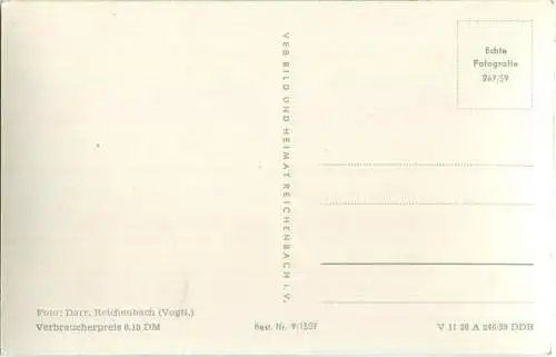 99752 Bleicherode - Waldhaus Japan - Schwimmbad - Foto-Ansichtskarte - VEB Bild und Heimat Reichenbach 1959