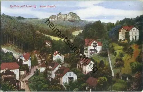 Rathen mit Gamrig - Verlag A. & R. Adam Dresden