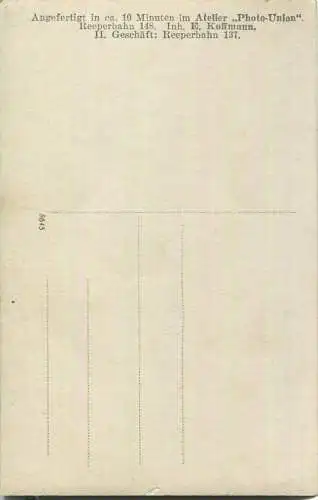 Paar - Hamburger - Foto-Ansichtskarte - Atelier Photo-Union Reeperbahn 148