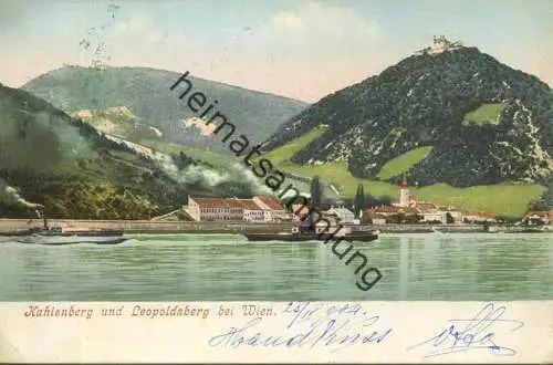 Kahlenberg und Leopoldsberg bei Wien - Verlag R. Flurl Wien gel. 1904