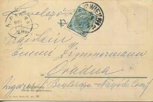 Kahlenberg und Leopoldsberg bei Wien - Verlag R. Flurl Wien gel. 1904