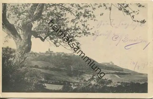 Blick auf den Kahlenberg und Leopoldsberg - Verlag Kahlenberg-Eisenbahngesellschaft Wien XIX/2 gel. 1913