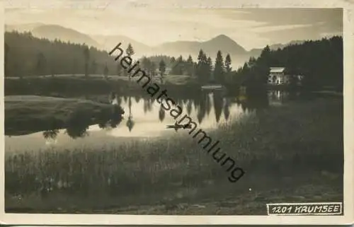 Krumsee - Kramsach - Foto-AK - Verlag Wilhelm Stempfle Innsbruck gel. 1927