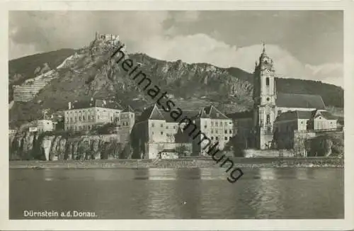 Dürnstein an der Donau - Foto-AK - Verlag Grapha Wien gel. 1936