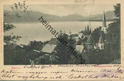 Attersee - Verlag Fried. Ernst Brandt Gmunden - gel. 1904