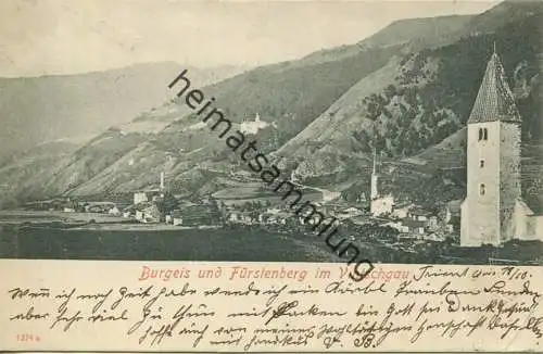 Burgeis und Fürstenberg im Vintschgau - gel. 1900