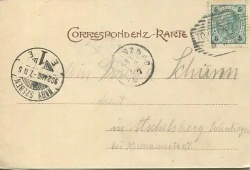 Toblacher See - Verlag L. Hölzl Innichen gel. 1902