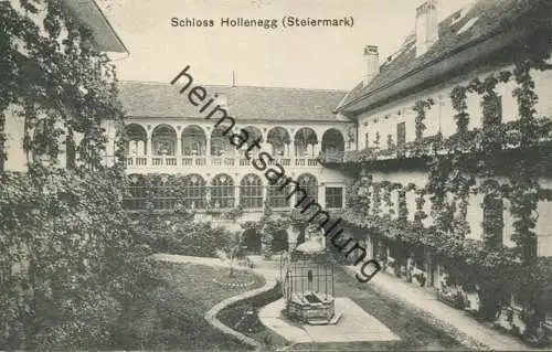 Schloss Hollenegg - Verlag Fr. Deix Deutsch-Landsberg gel. 1910