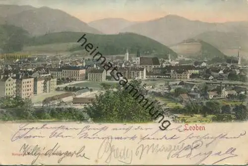 Leoben - Verlag Stengel & Co. Dresden - gel.