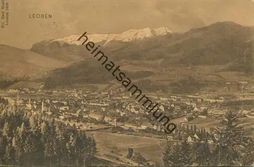 Leoben - Verlag Karl Krall Leoben 1906 - gel. 1907