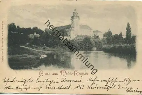 Gruss aus Mährisch-Kromau - Verlag F Swoboda Mährisch-Kromau gel. 1906
