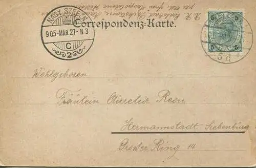 Karlsbad - Neue Wiese - Handcoloriert - gel. 1905