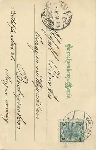Karlsbad - Russische Kirche - Verlag Brück & Sohn Meissen - gel. 1903