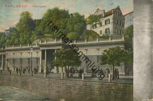 Karlsbad - Felsenquelle - gel. 1909