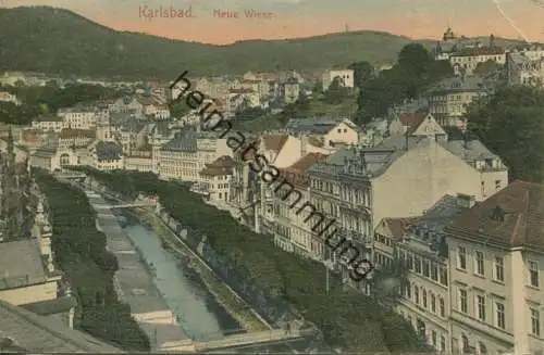 Karlsbad - Neue Wiese - Verlag Brück & Sohn Meissen - gel. 1910