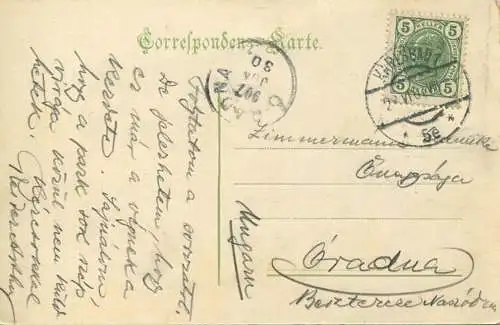 Karlsbad - Der Kursalon im Stadtpark - Verlag Brück & Sohn Meissen - gel. 1907