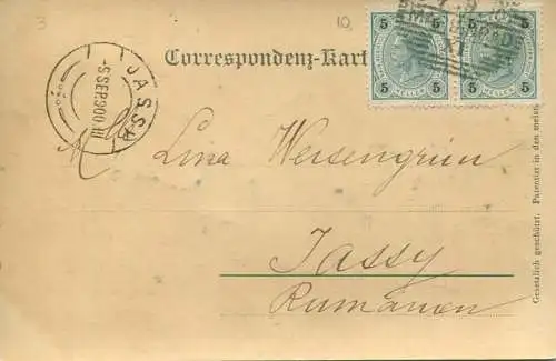 Marienbad - Ambrosiusbrunnen - Reliefkarte - Verlag Franz Gschihay Marienbad gel. 1900