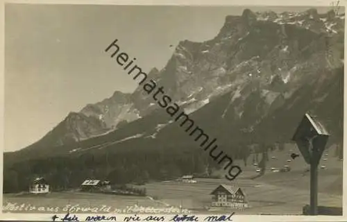 Ehrwald - Foto-AK gel. 1928