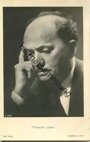 Theodor Loos - Foto-Ansichtskarte - Ross-Verlag A 2371/2