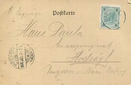 Gruss aus Mariazell - Verlag A. Bernas Pistyan - gel. 1901