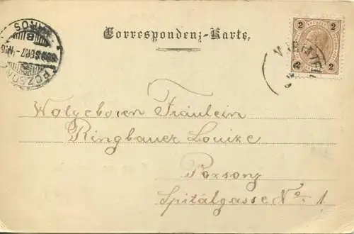 Gruss aus Mariazell - Verlag O. Schleich Nachf. Dresden gel. 1899