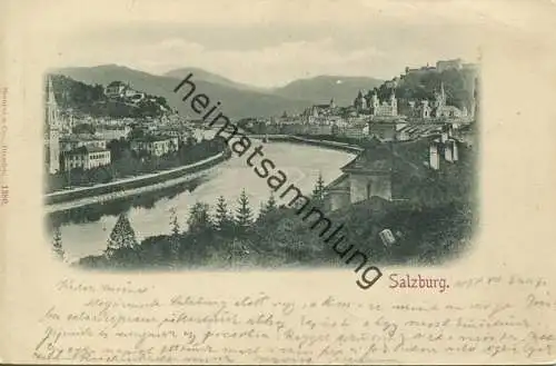 Salzburg - Verlag Stengel & Co. Dresden gel. 1898