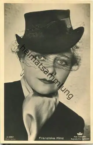 Franziska Kinz - Foto-Ansichtskarte - Ross-Verlag A 2599/1