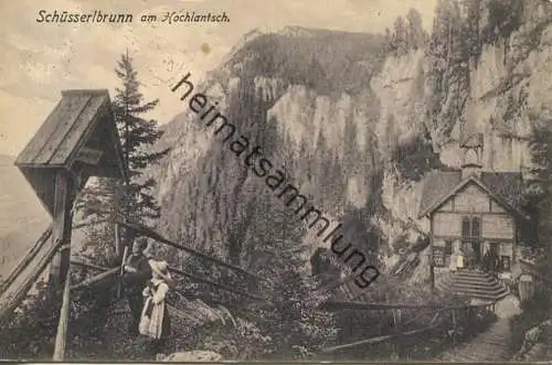 Schüsserlbrunn am Hochlantsch - Verlag S. Frank Graz 1909 gel. 1911