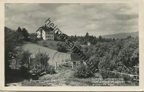 Lassnitzhöhe - Café und Pension Annenheim - Foto-AK - Verlag Walter Kramer - gel. 1937