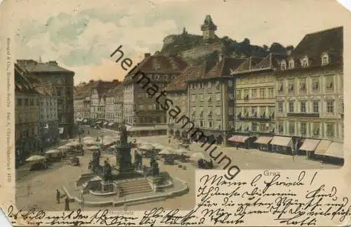 Graz - Hauptplatz - Verlag Stengel & Co. Dresden gel.