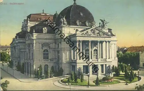 Graz - Stadttheater - Verlag S. Frank Graz 1911 gel. 1912