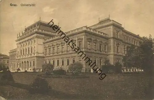 Graz - Universität - Verlag S. Frank Graz gel. 1922
