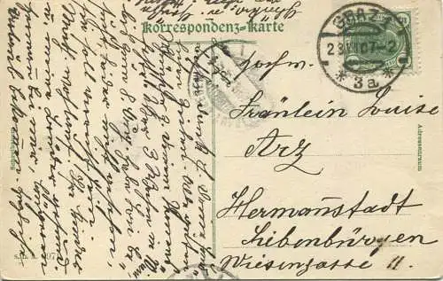 Graz - Starkehäuschen am Schloßberg gel. 1907