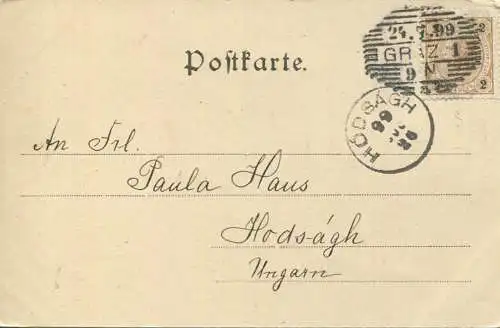 Graz - Verlag Stengel & Co. Dresden gel. 1899
