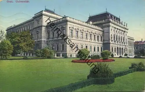 Graz - Universität - Verlag S. Frank Graz 1910 gel. 1912