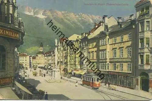 Innsbruck - Maria Theresienstrasse - Verlag Robert Warger Innsbruck gel.
