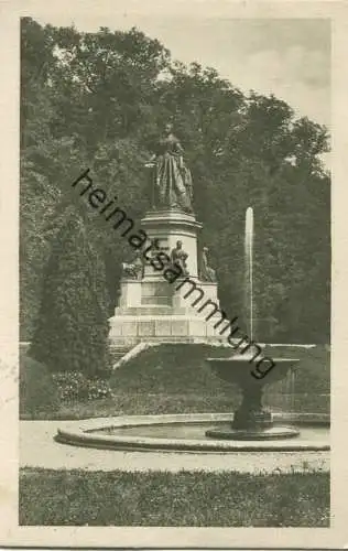 Wiener Neustadt - Maria Theresia Monument im Akademiepark - Verlag E. Starosta Wiener Neustadt gel. 1915