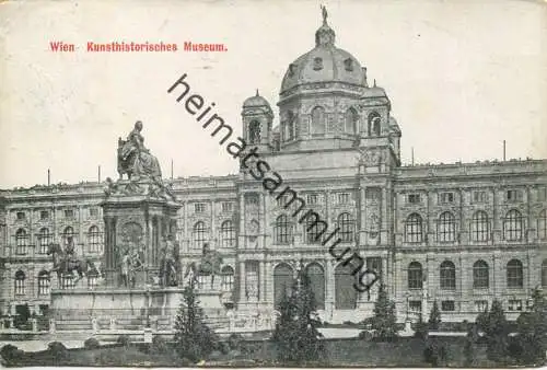 Wien - Kunsthistorisches Museum - Verlag Brüder Kantor Wien gel. 1910