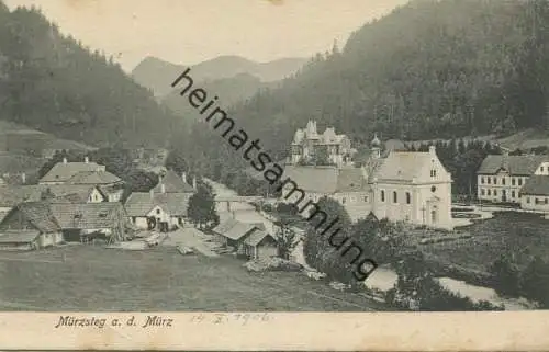 Mürzsteg - gel. 1906