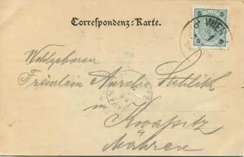 Gruss aus Pottenstein - Verlag C. & F. Krieger Pottenstein gel. 1900