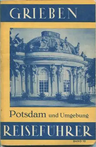 Potsdam - 1939 - Mit drei Karten - 84 Seiten - Band 10 der Griebens Reiseführer