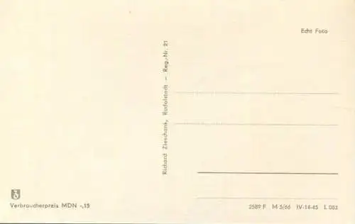Rudolstadt - Foto-AK 1966 - Verlag Richard Zieschank Rudolstadt