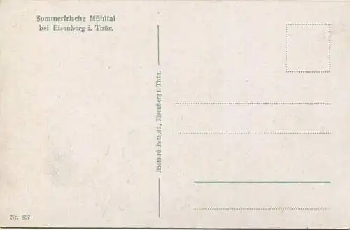 Das Mühltal - Verlag Richard Petzold Eisenberg