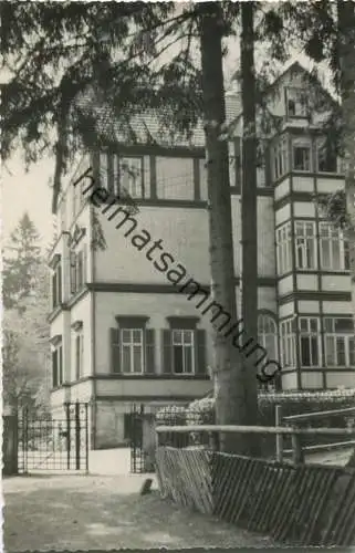Friedrichroda - Erholungsheim Haus Körsten - Harksweg 3 - Foto-AK 50er Jahre - Verlag Photo-Jan Friedrichroda