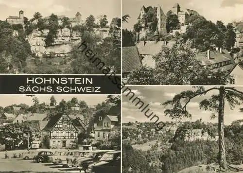 Hohnstein - Foto-AK Grossformat 60er Jahre - Verlag VEB Bild und Heimat Reichenbach
