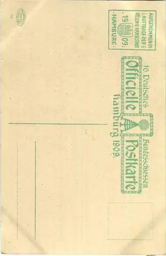 Hamburg - Deutsches Bundesschiessen 1909 - Altenländerin im Kirchenstuhl in York