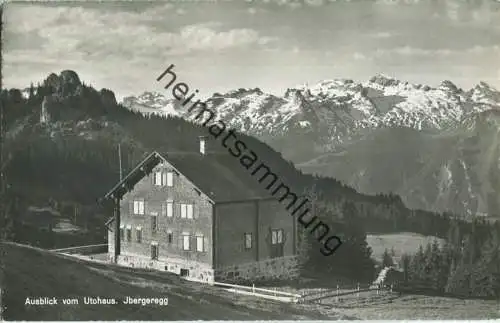 8843 Ibergeregg - Ausblick vom Utohaus - Foto-Ansichtskarte - Verlag Globetrotter Luzern