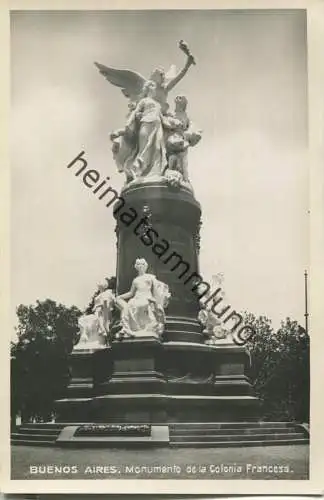 Buenos Aires - Monumento de la Colonia Francesa - Foto-Ansichtskarte