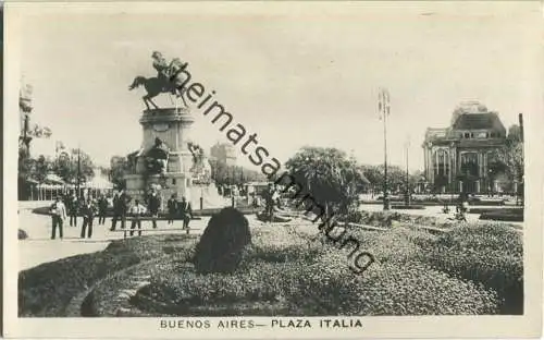 Buenos Aires - Plaza Italia - Foto-Ansichtskarte