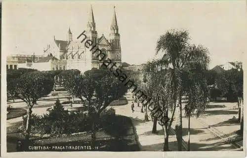 Curitiba - Praca Tiradentes - Foto-Ansichtskarte